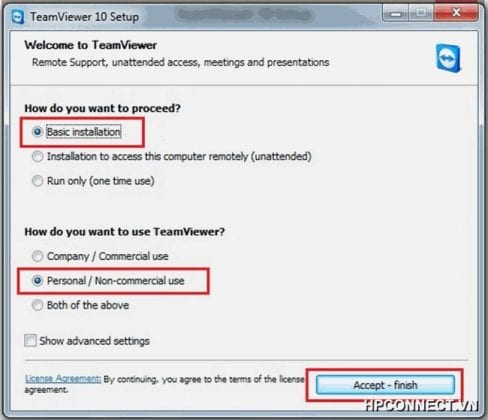 what is teamviewer 10 basic installation mean