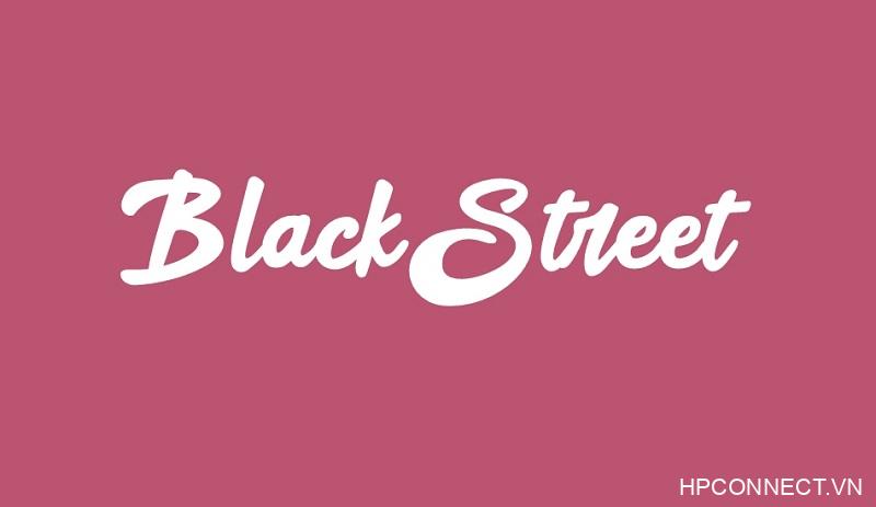 black-street-font-chu-dep